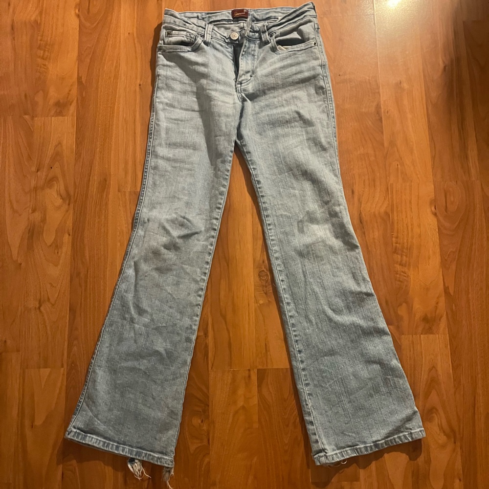 Underground Light Wash Flare Jeans